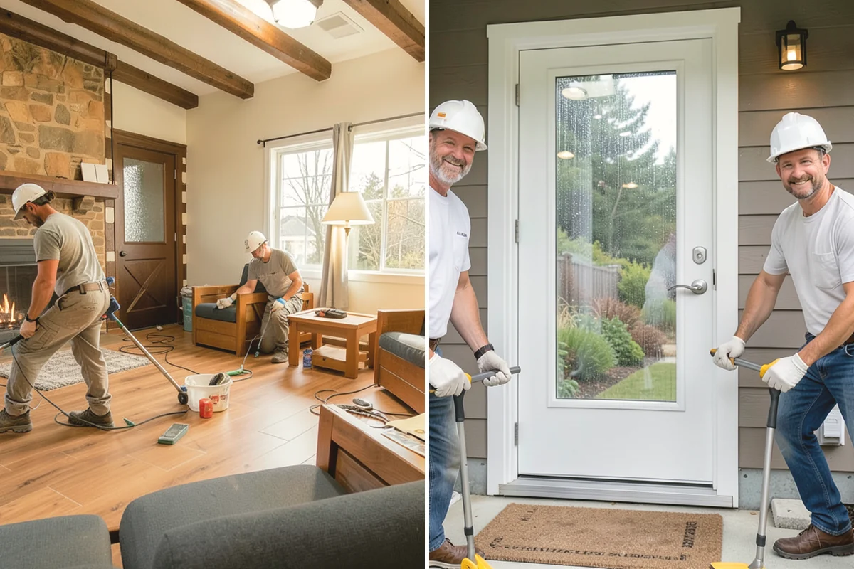 Trim Painting in Issaquah, King County, WA - Fill nail holes, caulk gaps, and sand existing finishes