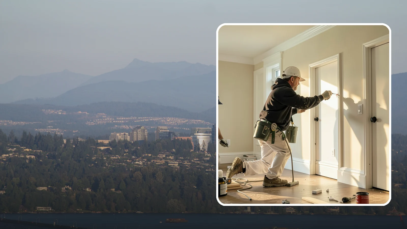 Trim Painting in Medina, King County, WA - Trim painting sharpens the baseboards, casings, crown, and doors that frame every room.