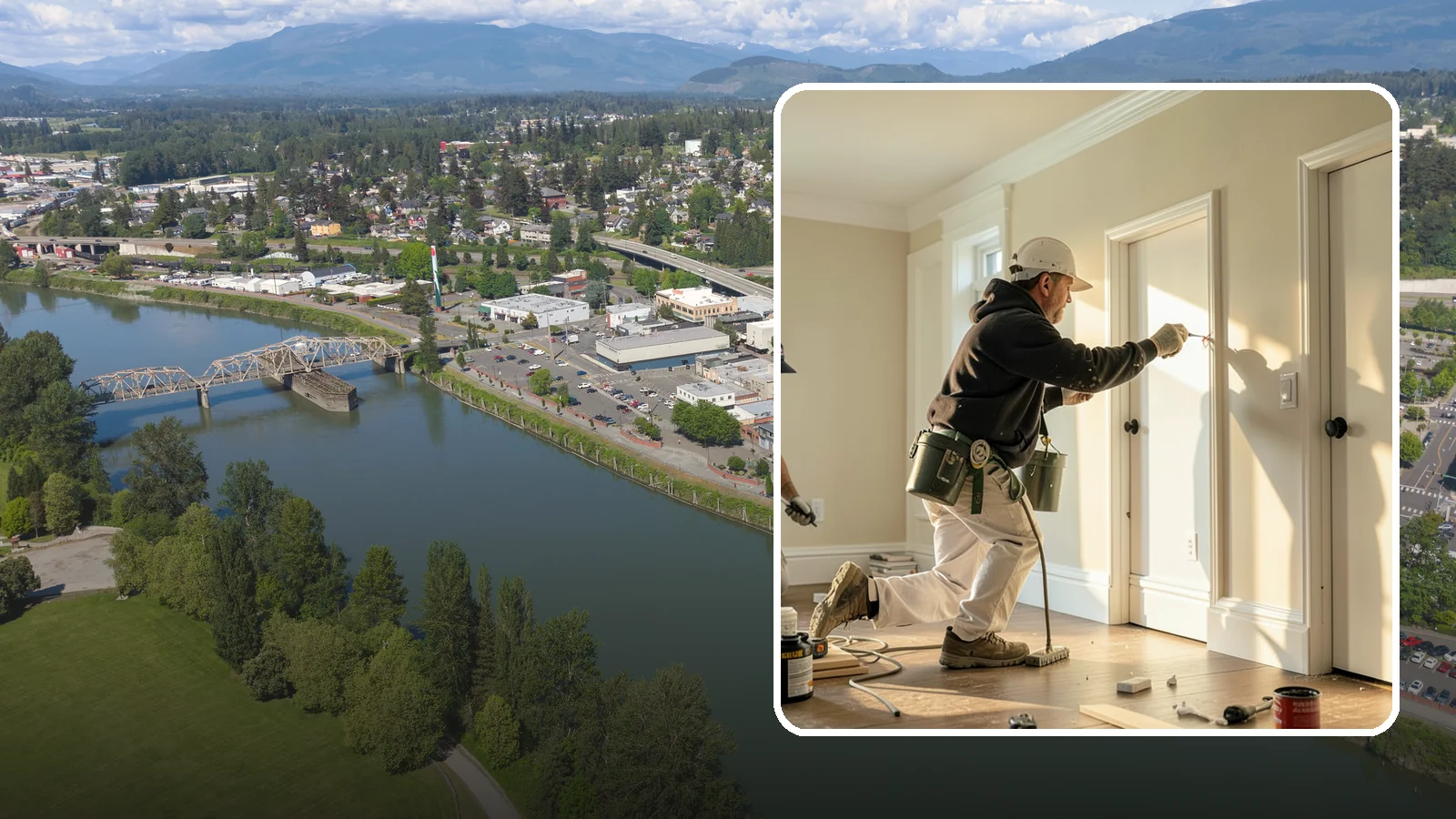 Trim Painting in Mount Vernon, Skagit County, WA - Trim painting sharpens the baseboards, casings, crown, and doors that frame every room.