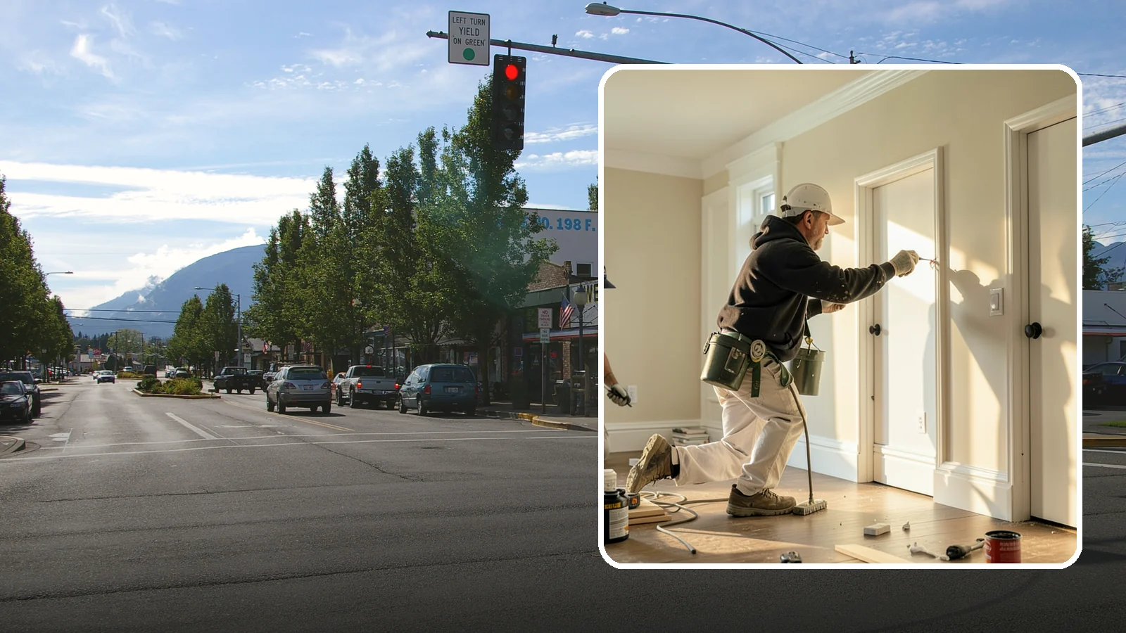 Trim Painting in North Bend, King County, WA - Trim painting sharpens the baseboards, casings, crown, and doors that frame every room.