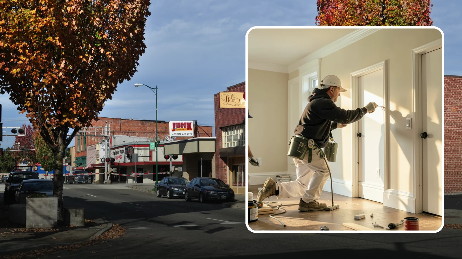 Trim Painting in Puyallup, Pierce County, WA - Trim painting sharpens the baseboards, casings, crown, and doors that frame every room.