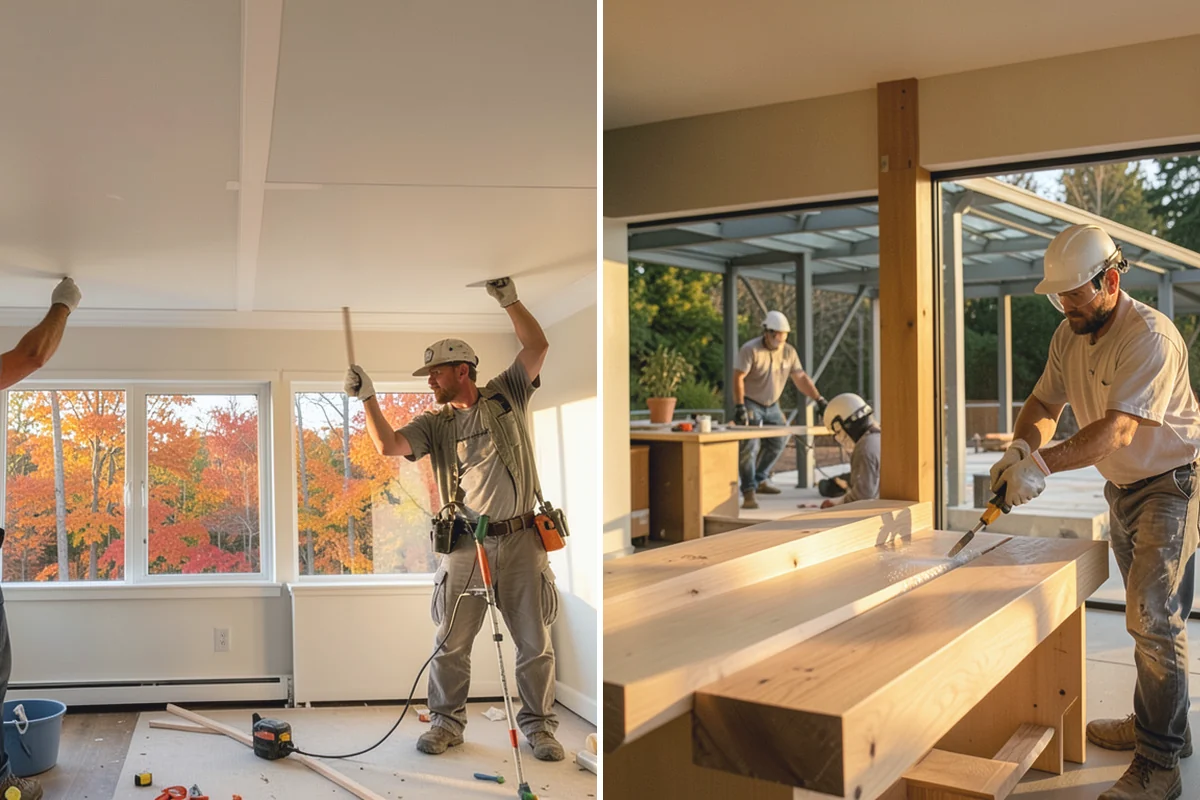 Trim Painting in Renton, King County, WA - Fill nail holes, caulk gaps, and sand existing finishes