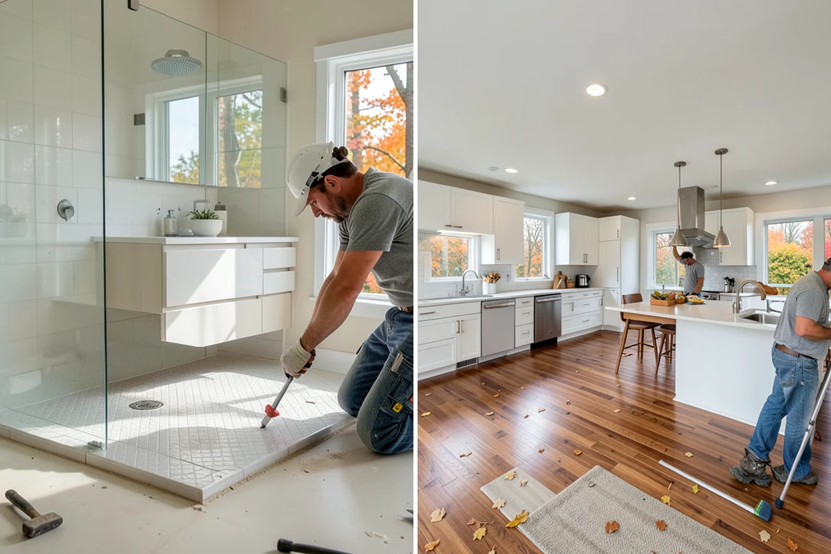 Trim Painting in SeaTac, King County, WA - Fill nail holes, caulk gaps, and sand existing finishes