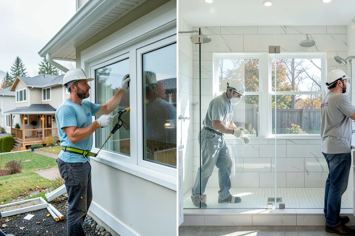 Trim Painting in Shoreline, King County, WA - Fill nail holes, caulk gaps, and sand existing finishes