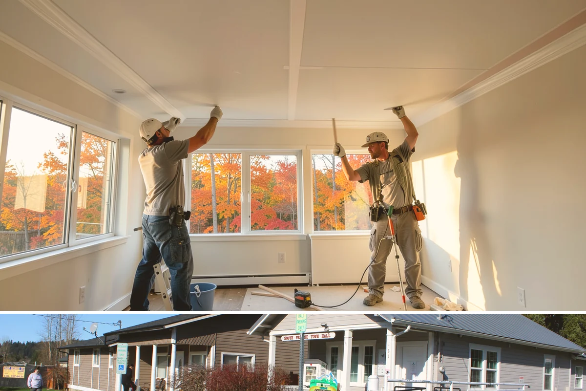 Trim Painting in South Prairie, Pierce County, WA - Trim painting is an interior-friendly project ideal for the damp off-season when outdoor work stalls.
