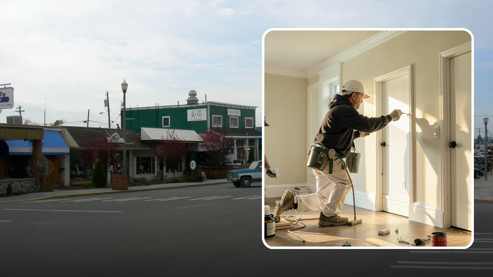 Trim Painting in Stanwood, Snohomish County, WA - Trim painting sharpens the baseboards, casings, crown, and doors that frame every room.