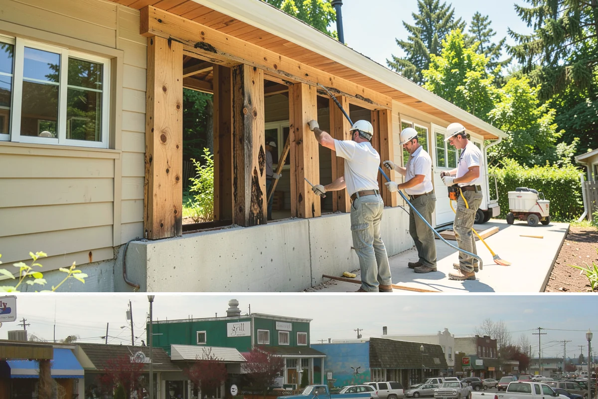 Trim Painting in Stanwood, Snohomish County, WA - Trim painting is an interior-friendly project ideal for the damp off-season when outdoor work stalls.