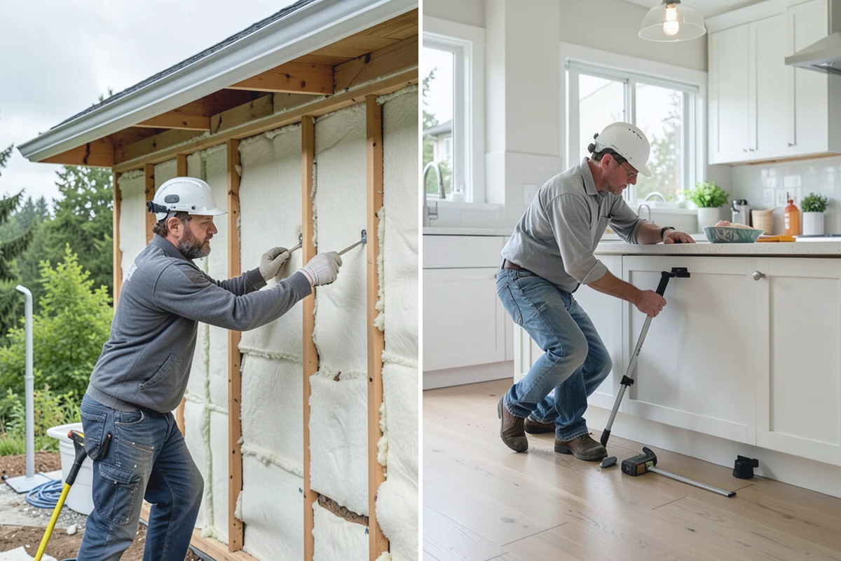 Trim Painting in Sumner, Pierce County, WA - Fill nail holes, caulk gaps, and sand existing finishes