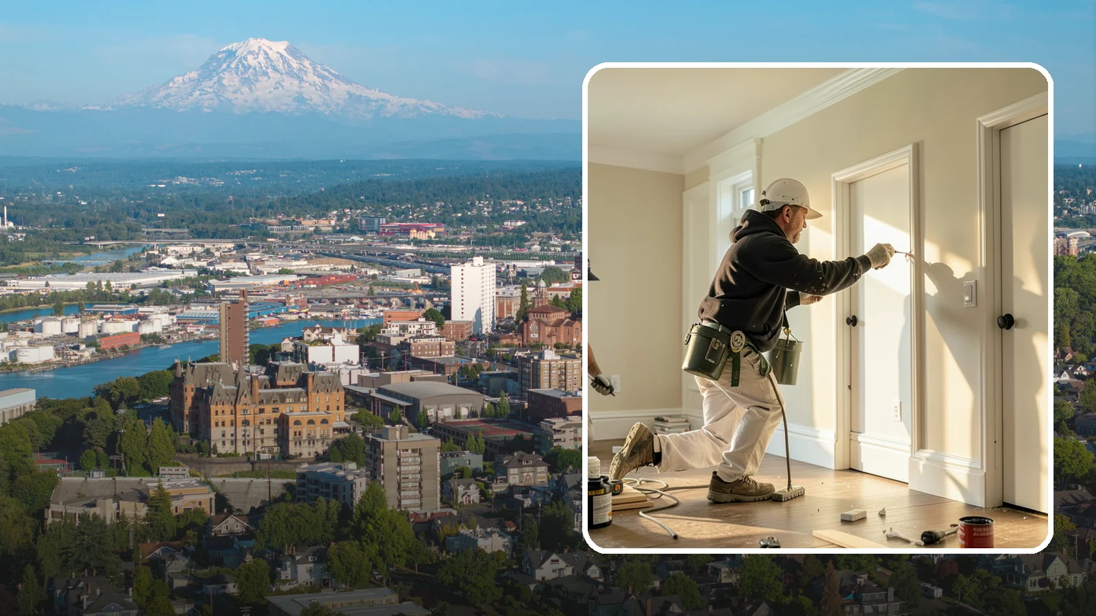Trim Painting in Tacoma, Pierce County, WA - Trim painting sharpens the baseboards, casings, crown, and doors that frame every room.