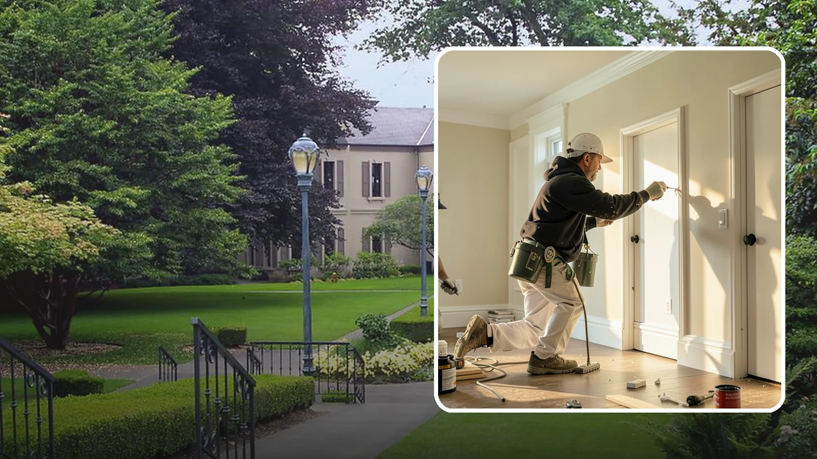 Trim Painting in Woodinville, King County, WA - Trim painting sharpens the baseboards, casings, crown, and doors that frame every room.