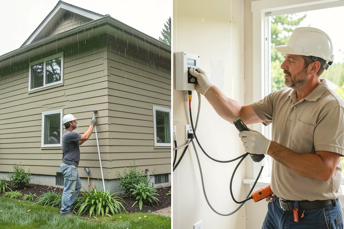 Trim Painting in Yarrow Point, King County, WA - Fill nail holes, caulk gaps, and sand existing finishes