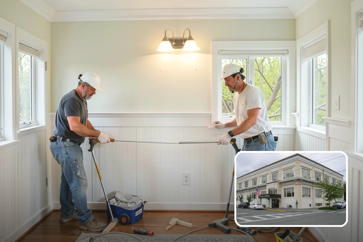 Trim Repair in Anacortes, Skagit County, WA - Restores clean, continuous trim lines