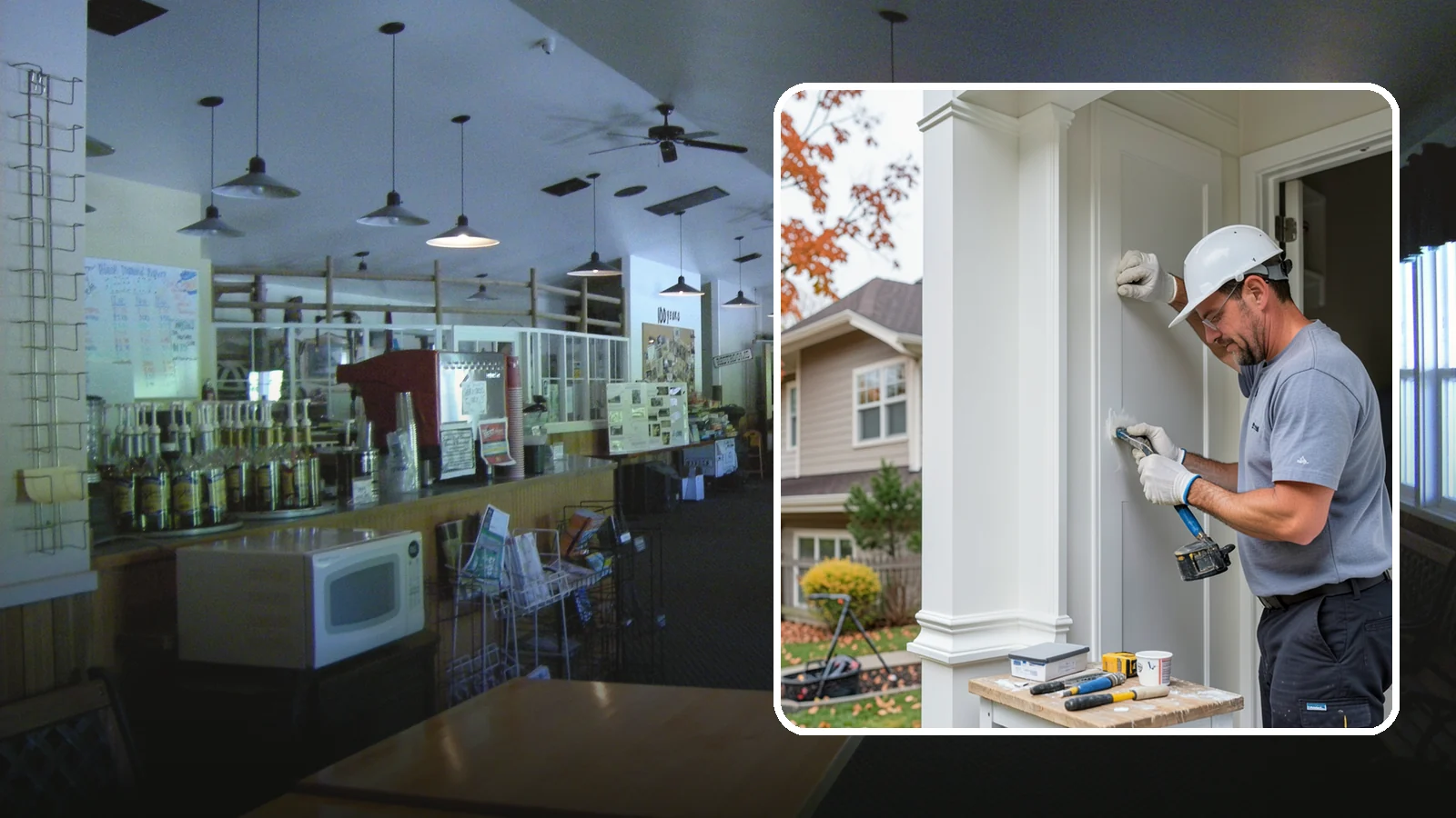 Trim Repair in Black Diamond, King County, WA - Trim repair that restores damaged interior and exterior molding to a clean, finished look.