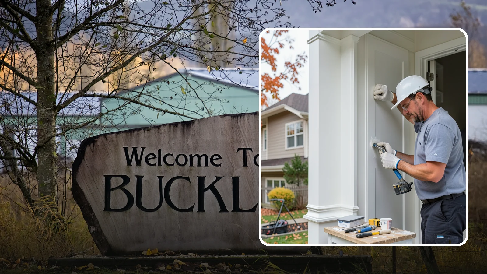 Trim Repair in Buckley, Pierce County, WA - Trim repair that restores damaged interior and exterior molding to a clean, finished look.
