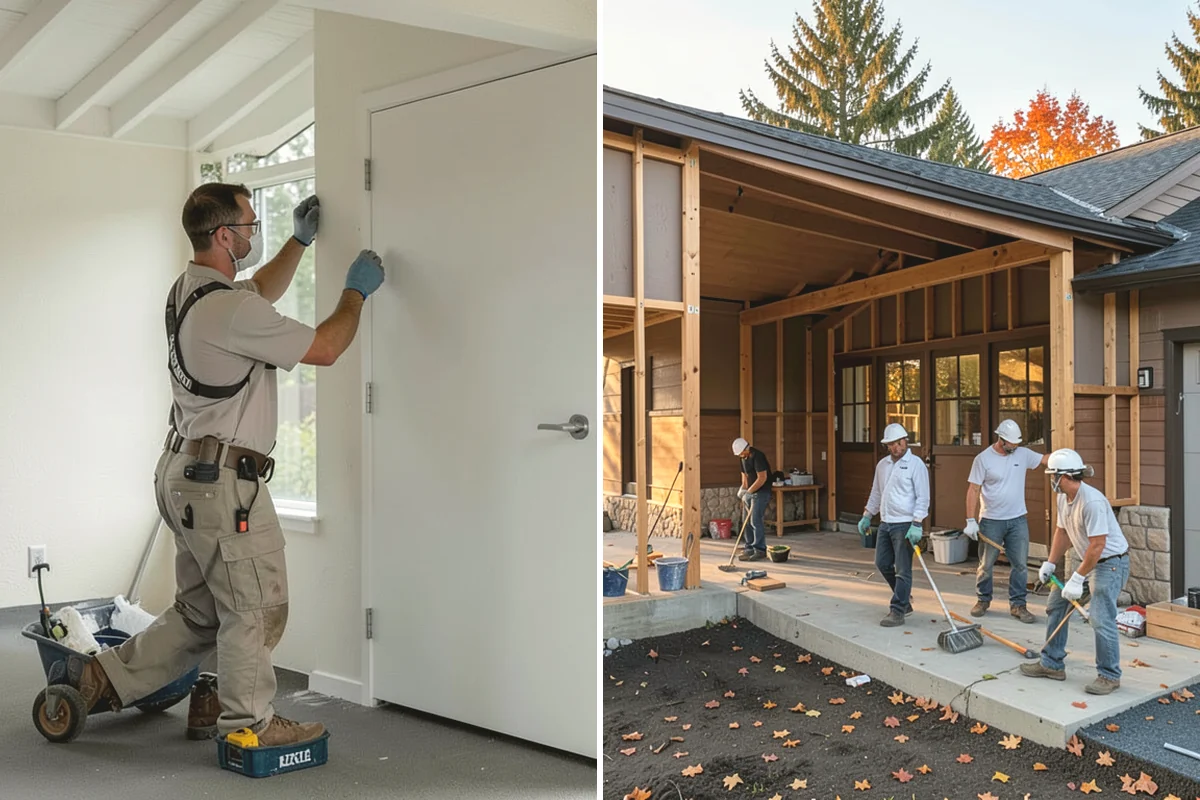 Trim Repair in Burlington, Skagit County, WA - Assess damaged trim and match the profile