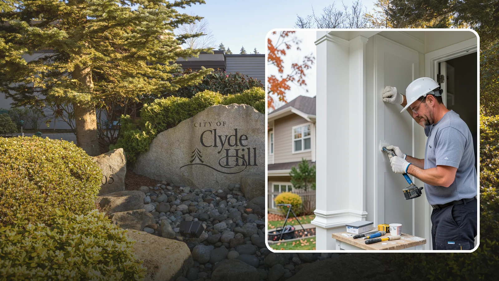 Trim Repair in Clyde Hill, King County, WA - Trim repair that restores damaged interior and exterior molding to a clean, finished look.