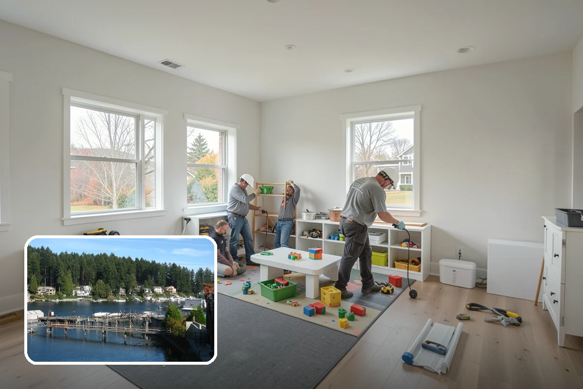 Trim Repair in Gig Harbor, Pierce County, WA - Restores clean, continuous trim lines