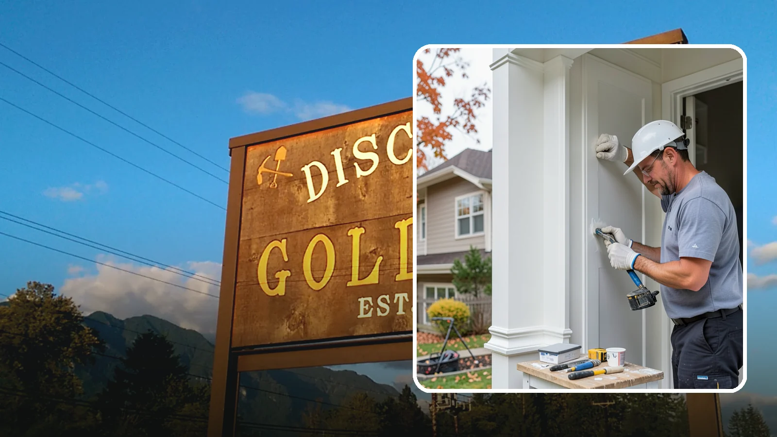 Trim Repair in Gold Bar, Snohomish County, WA - Trim repair that restores damaged interior and exterior molding to a clean, finished look.