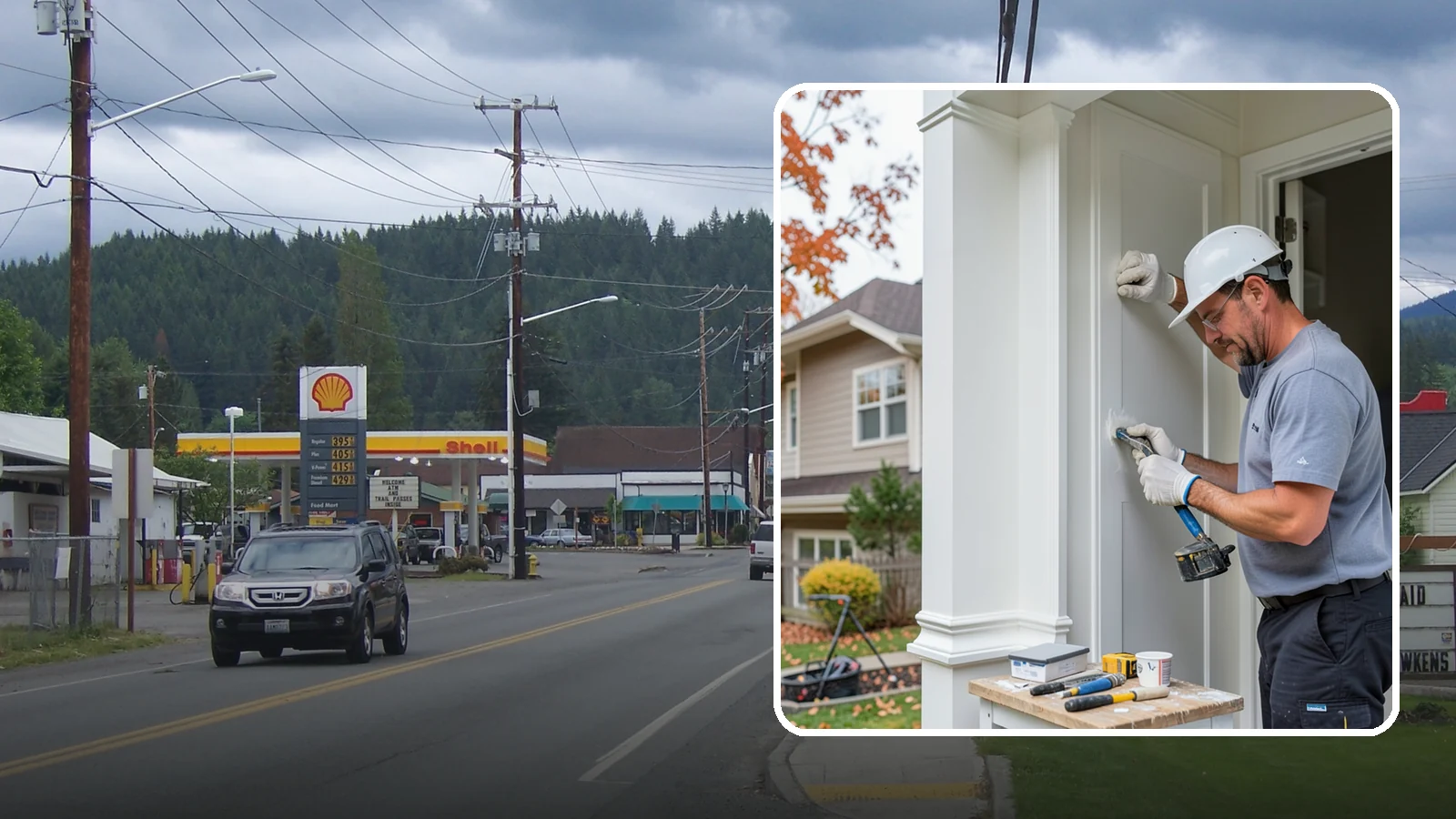 Trim Repair in Granite Falls, Snohomish County, WA - Trim repair that restores damaged interior and exterior molding to a clean, finished look.
