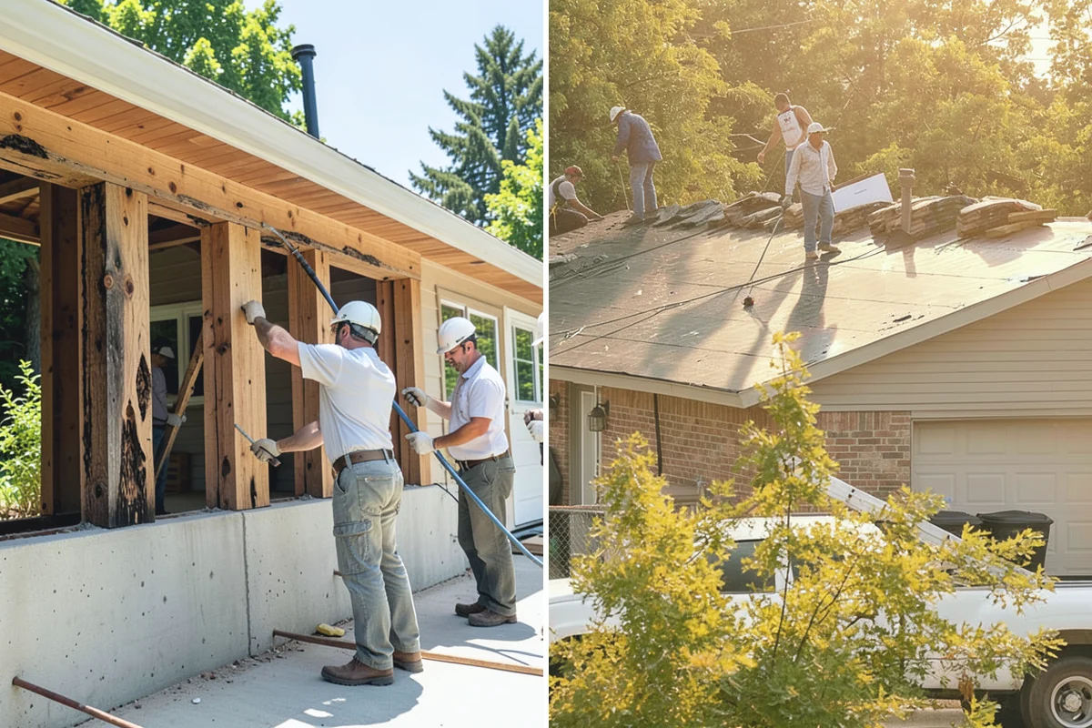 Trim Repair in Granite Falls, Snohomish County, WA - Assess damaged trim and match the profile