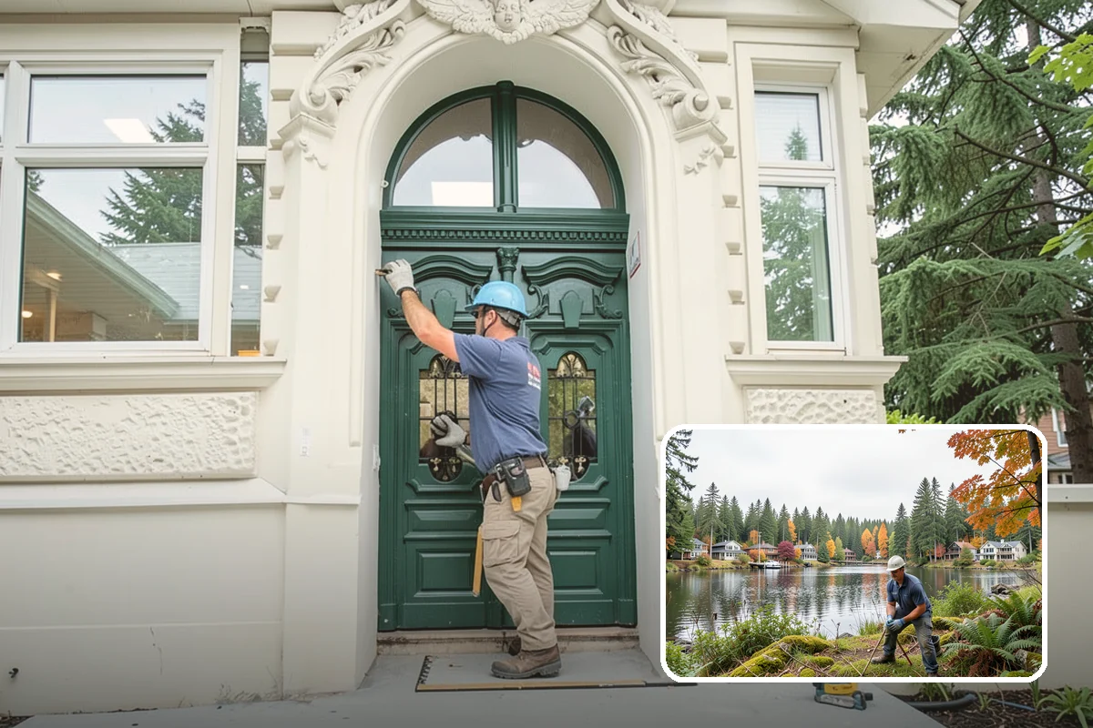 Trim Repair in La Conner, Skagit County, WA - Restores clean, continuous trim lines