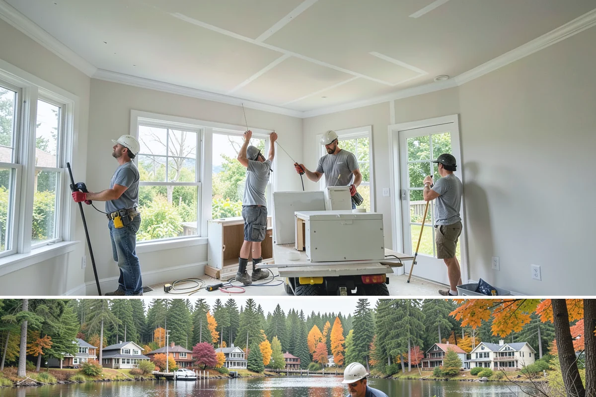 Trim Repair in La Conner, Skagit County, WA - Interior trim is repaired anytime