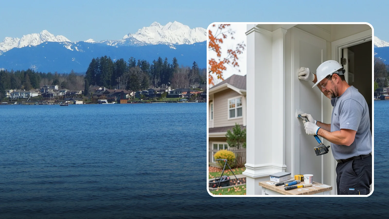 Trim Repair in Lake Stevens, Snohomish County, WA - Trim repair that restores damaged interior and exterior molding to a clean, finished look.