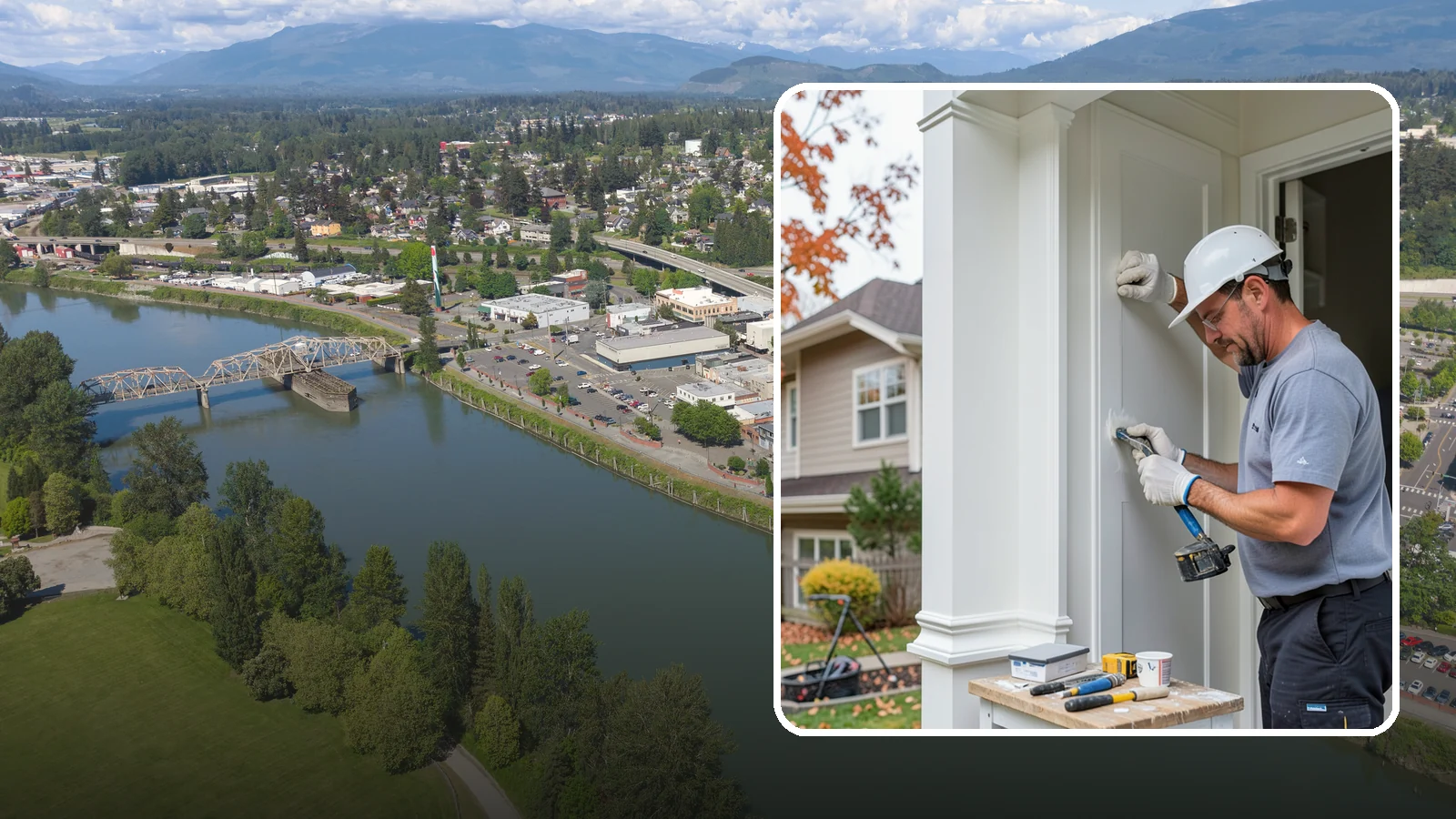 Trim Repair in Mount Vernon, Skagit County, WA - Trim repair that restores damaged interior and exterior molding to a clean, finished look.