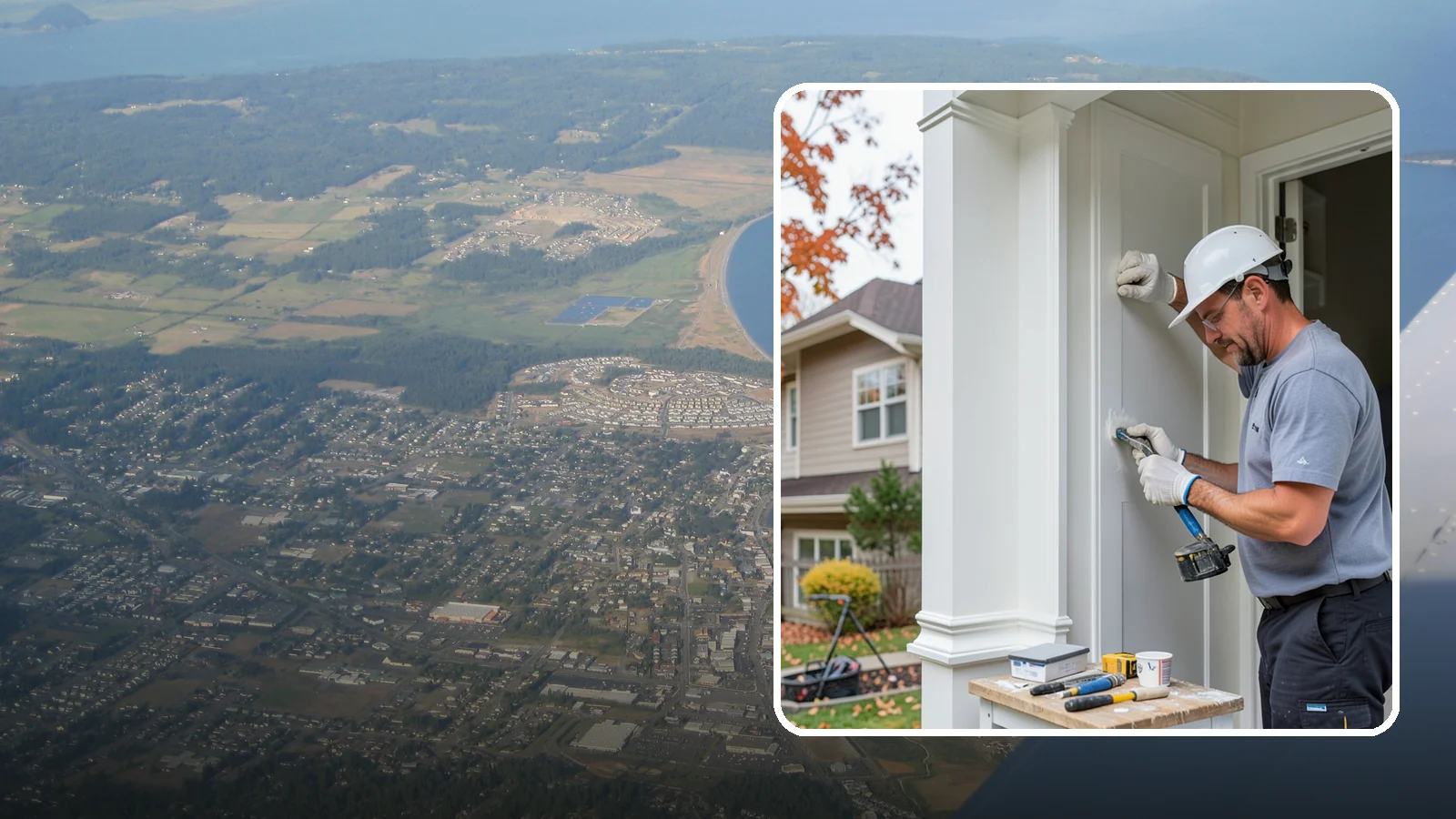 Trim Repair in Oak Harbor, Island County, WA - Trim repair that restores damaged interior and exterior molding to a clean, finished look.