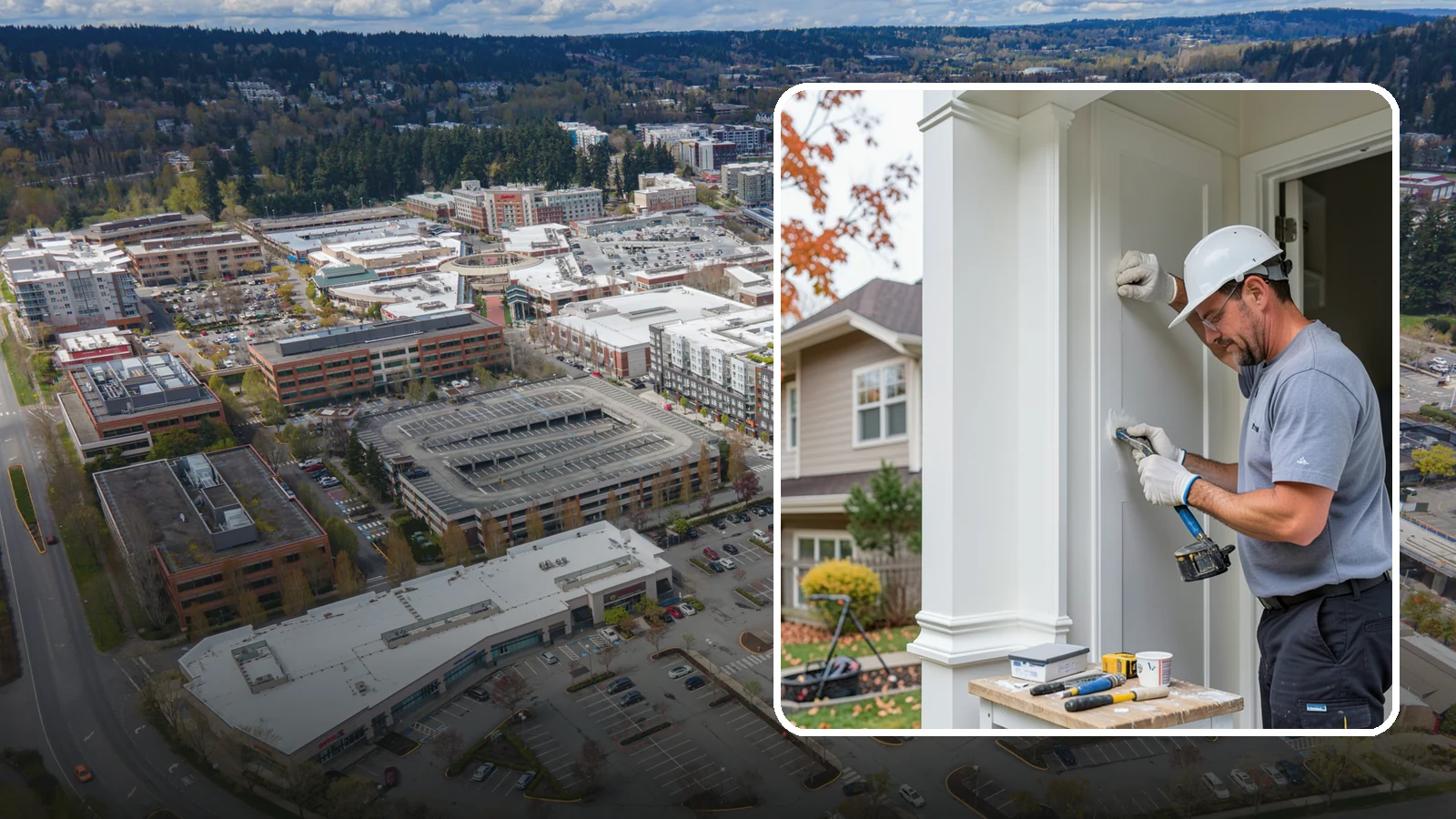 Trim Repair in Redmond, King County, WA - Trim repair that restores damaged interior and exterior molding to a clean, finished look.