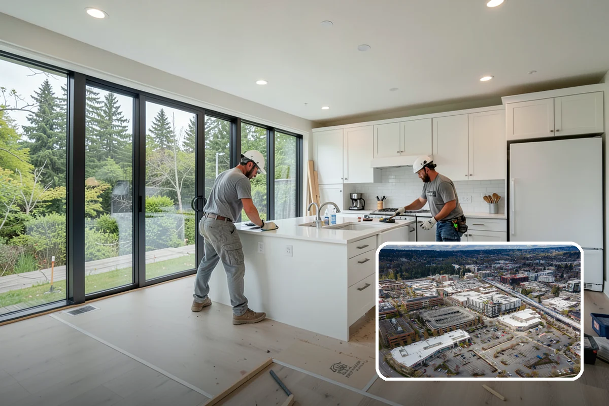 Trim Repair in Redmond, King County, WA - Restores clean, continuous trim lines