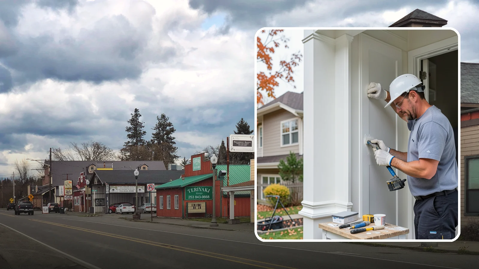 Trim Repair in Roy, Pierce County, WA - Trim repair that restores damaged interior and exterior molding to a clean, finished look.