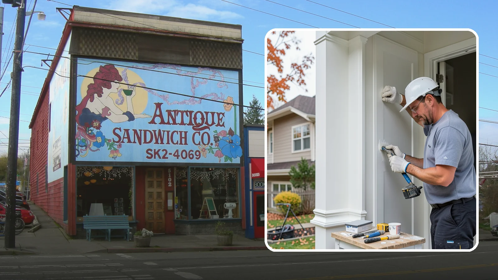 Trim Repair in Ruston, Pierce County, WA - Trim repair that restores damaged interior and exterior molding to a clean, finished look.