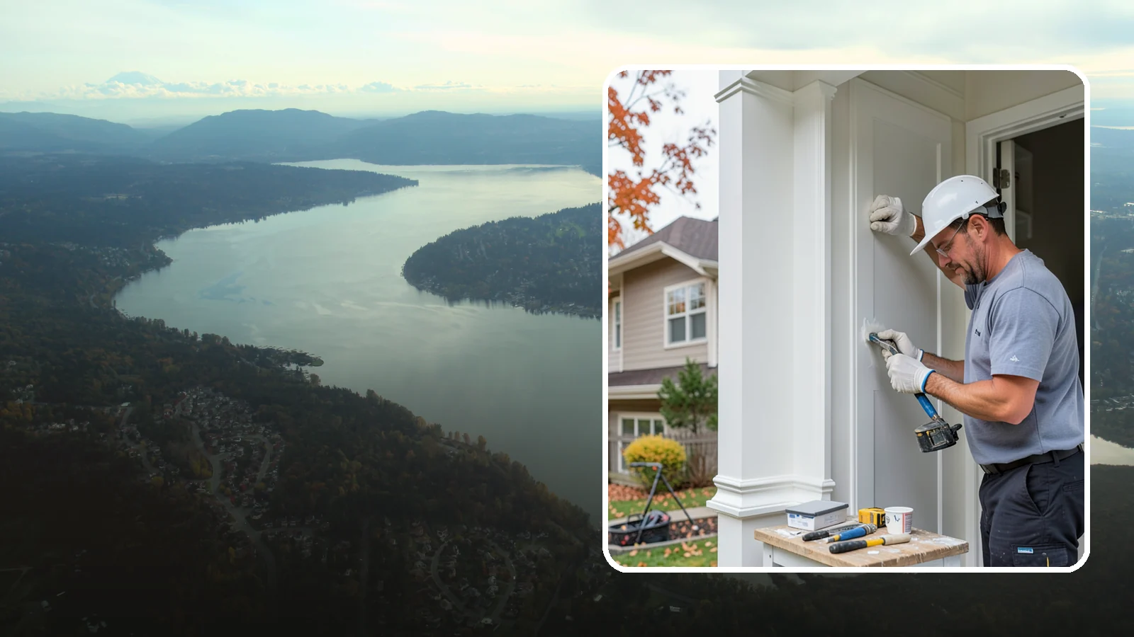 Trim Repair in Sammamish, King County, WA - Trim repair that restores damaged interior and exterior molding to a clean, finished look.