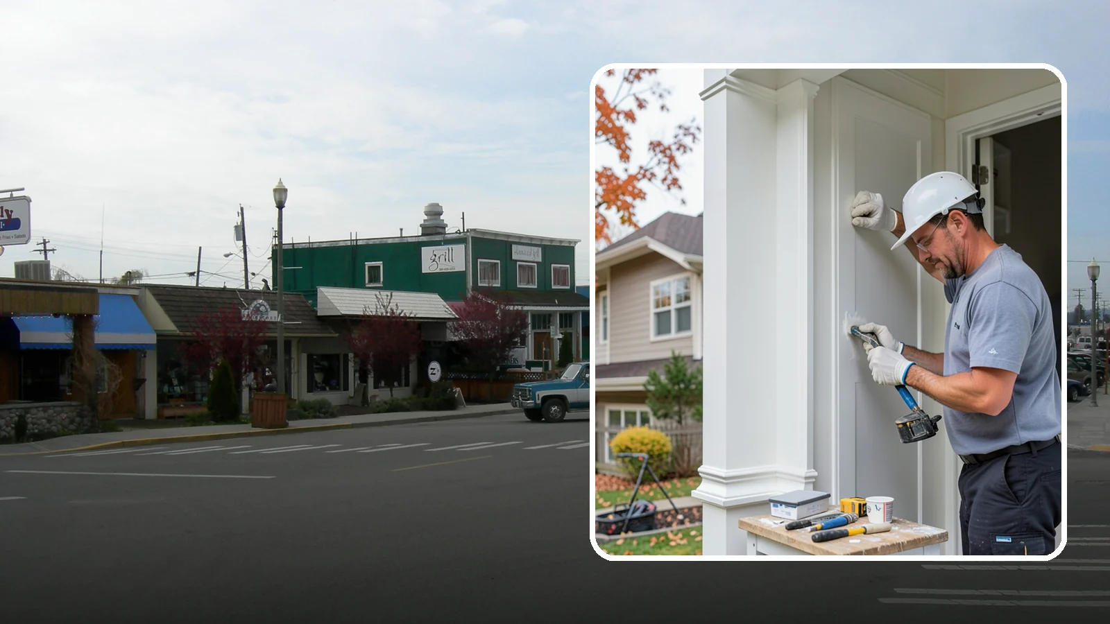 Trim Repair in Stanwood, Snohomish County, WA - Trim repair that restores damaged interior and exterior molding to a clean, finished look.