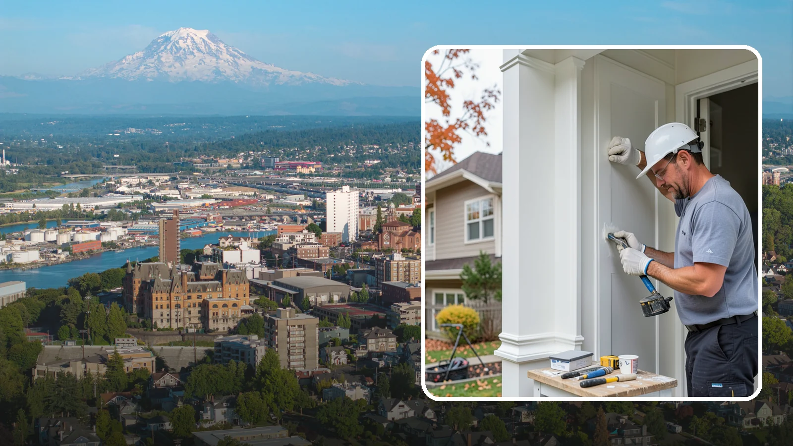 Trim Repair in Tacoma, Pierce County, WA - Trim repair that restores damaged interior and exterior molding to a clean, finished look.