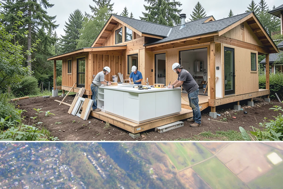 Tub-to-Shower Conversion in Algona, King County, WA - This conversion is popular in fall as households prepare for safer, more comfortable bathing through the colder months.