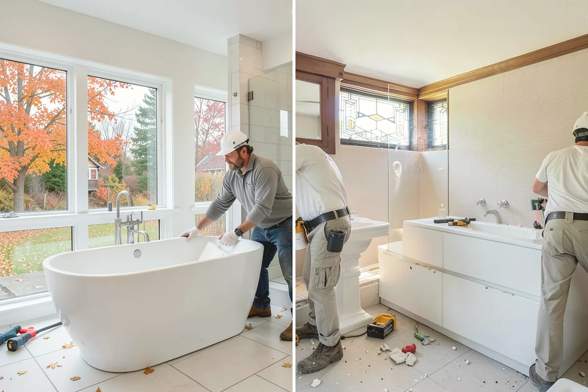 Tub-to-Shower Conversion in Black Diamond, King County, WA - Remove the existing tub and surround