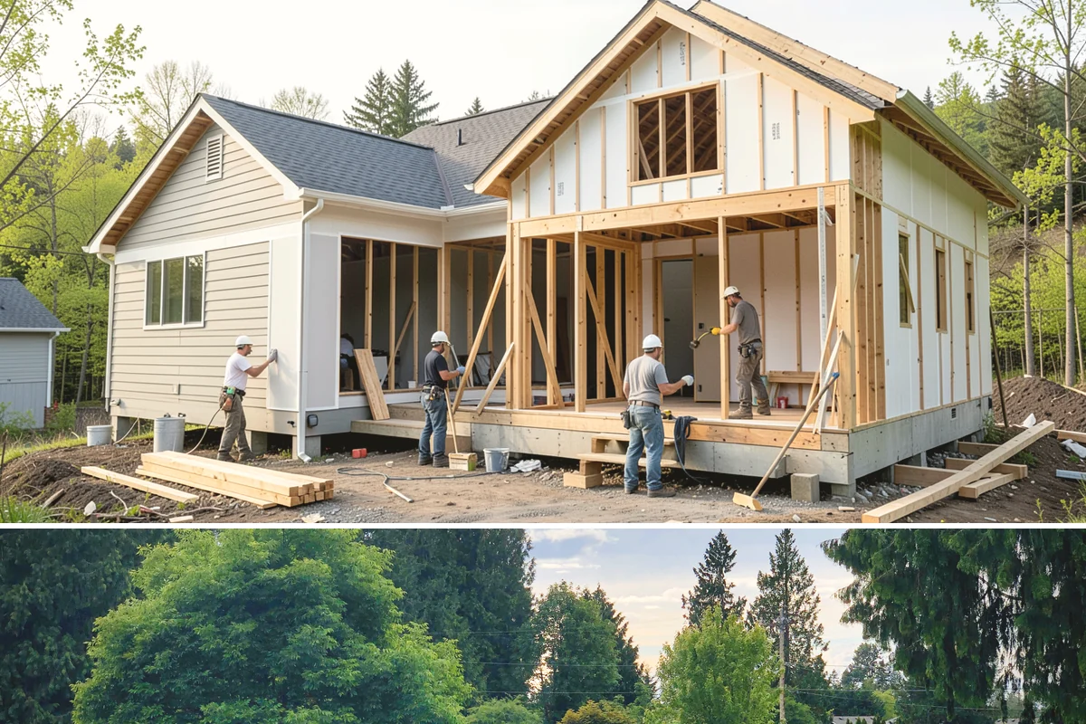 Tub-to-Shower Conversion in Bonney Lake, Pierce County, WA - This conversion is popular in fall as households prepare for safer, more comfortable bathing through the colder months.