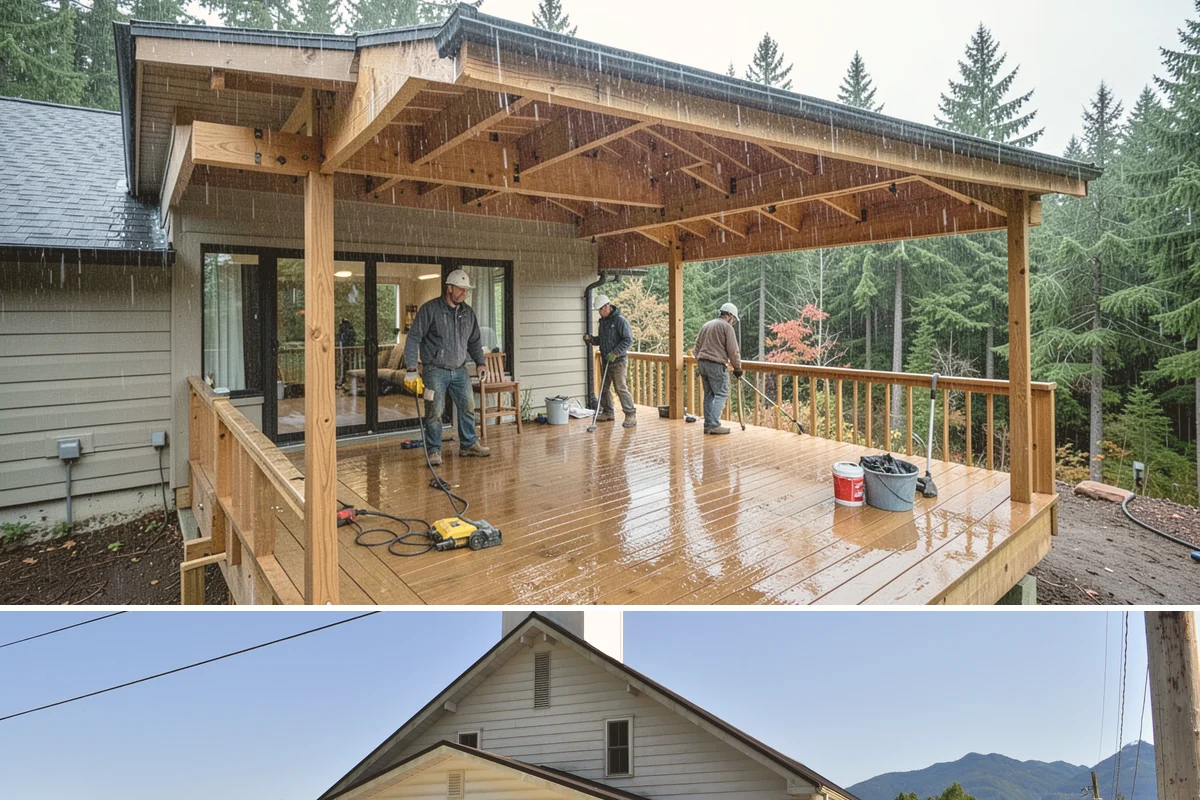 Tub-to-Shower Conversion in Concrete, Skagit County, WA - This conversion is popular in fall as households prepare for safer, more comfortable bathing through the colder months.