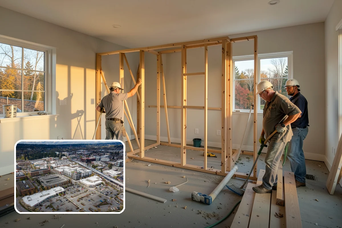 Tub-to-Shower Conversion in Redmond, King County, WA - Reclaims an underused tub for a usable shower
