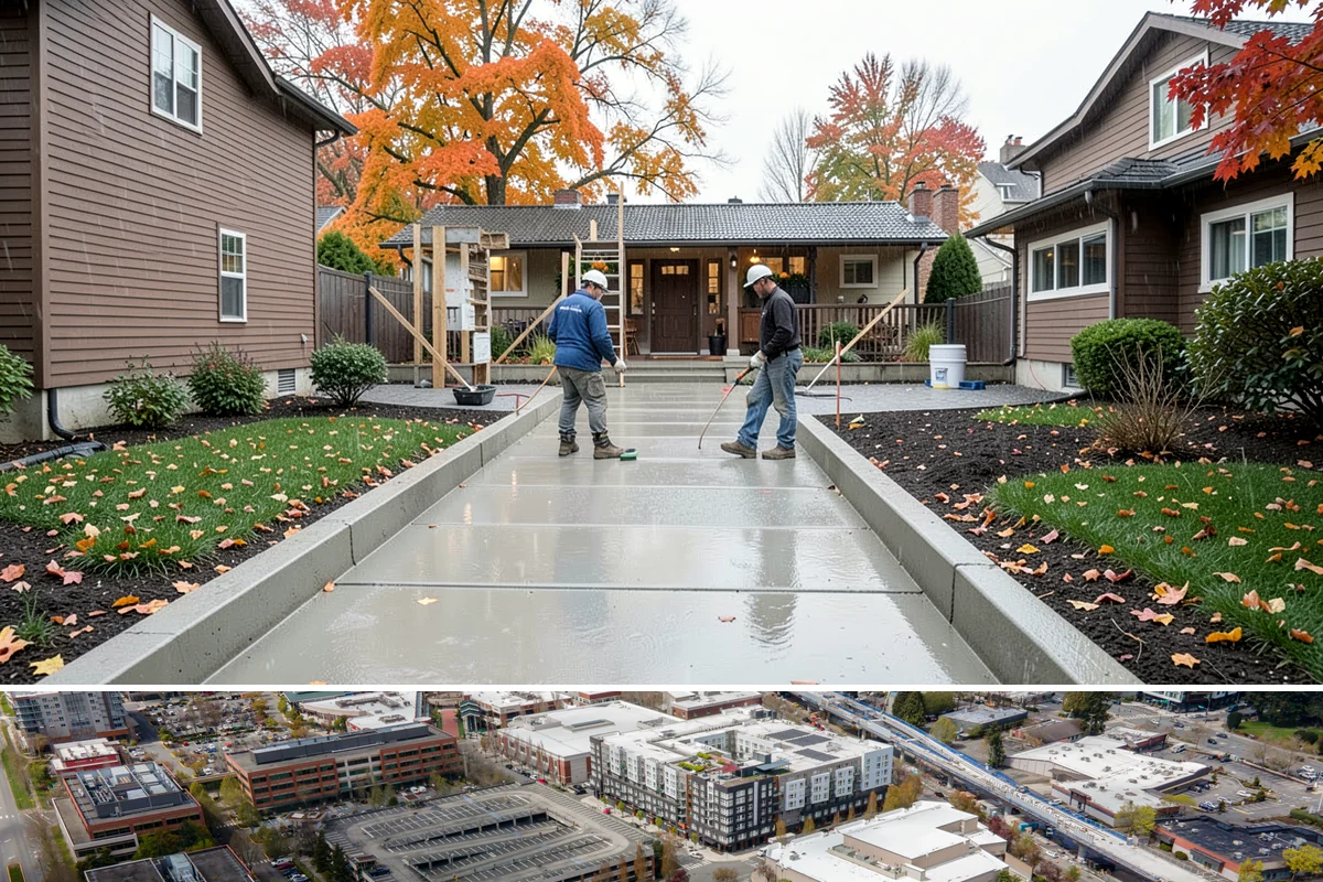 Tub-to-Shower Conversion in Redmond, King County, WA - This conversion is popular in fall as households prepare for safer, more comfortable bathing through the colder months.