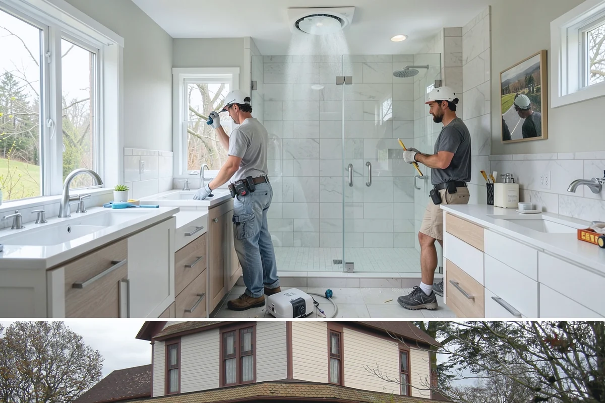 Tub-to-Shower Conversion in Sumner, Pierce County, WA - This conversion is popular in fall as households prepare for safer, more comfortable bathing through the colder months.