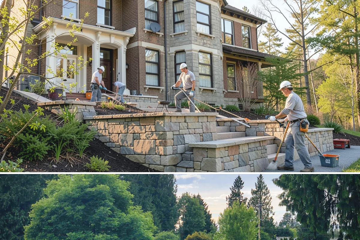 Two-Story Fireplace Construction in Bonney Lake, Pierce County, WA - This is a larger interior build best scheduled with lead time, often started in the drier months to align with the overall...