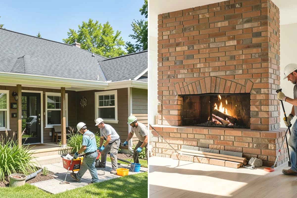 Two-Story Fireplace Construction in Duvall, King County, WA - Engineer the structure and pull permits for the full build