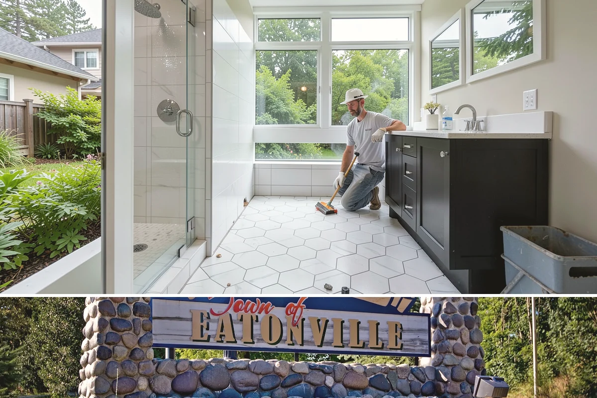 Two-Story Fireplace Construction in Eatonville, Pierce County, WA - This is a larger interior build best scheduled with lead time, often started in the drier months to align with the overall...