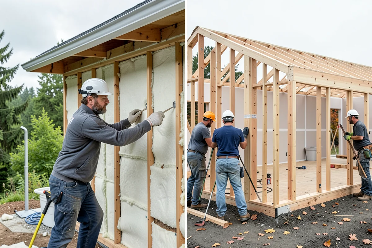 Two-Story Fireplace Construction in Enumclaw, King County, WA - Engineer the structure and pull permits for the full build