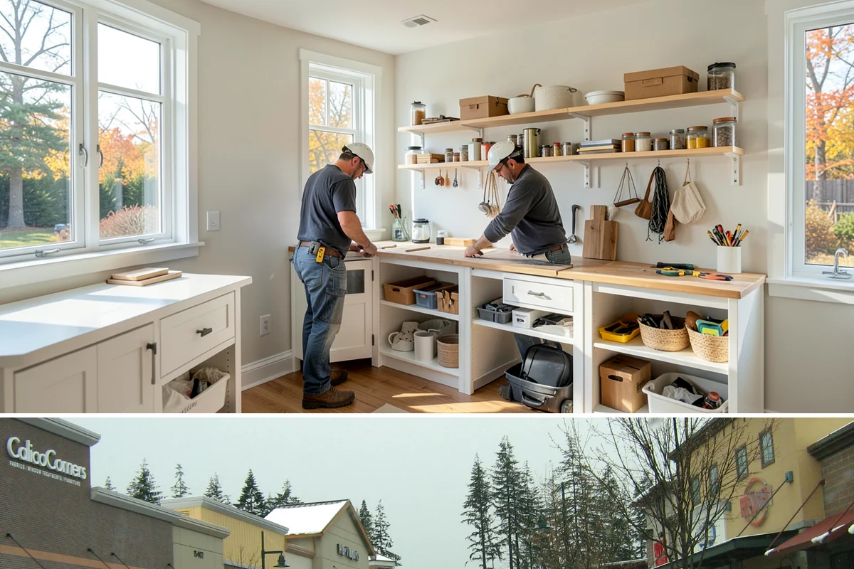 Two-Story Fireplace Construction in Mill Creek, Snohomish County, WA - This is a larger interior build best scheduled with lead time, often started in the drier months to align with the overall...