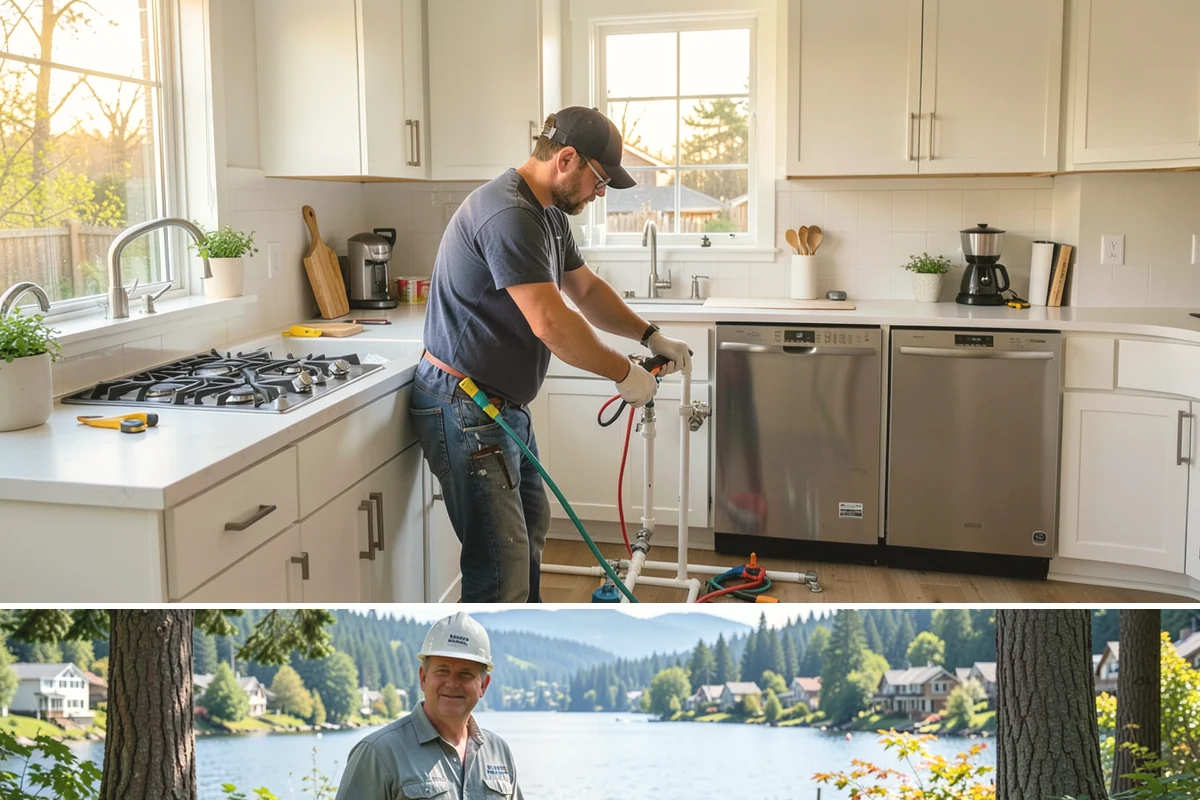 Two-Story Fireplace Construction in Milton, King County, WA - This is a larger interior build best scheduled with lead time, often started in the drier months to align with the overall...