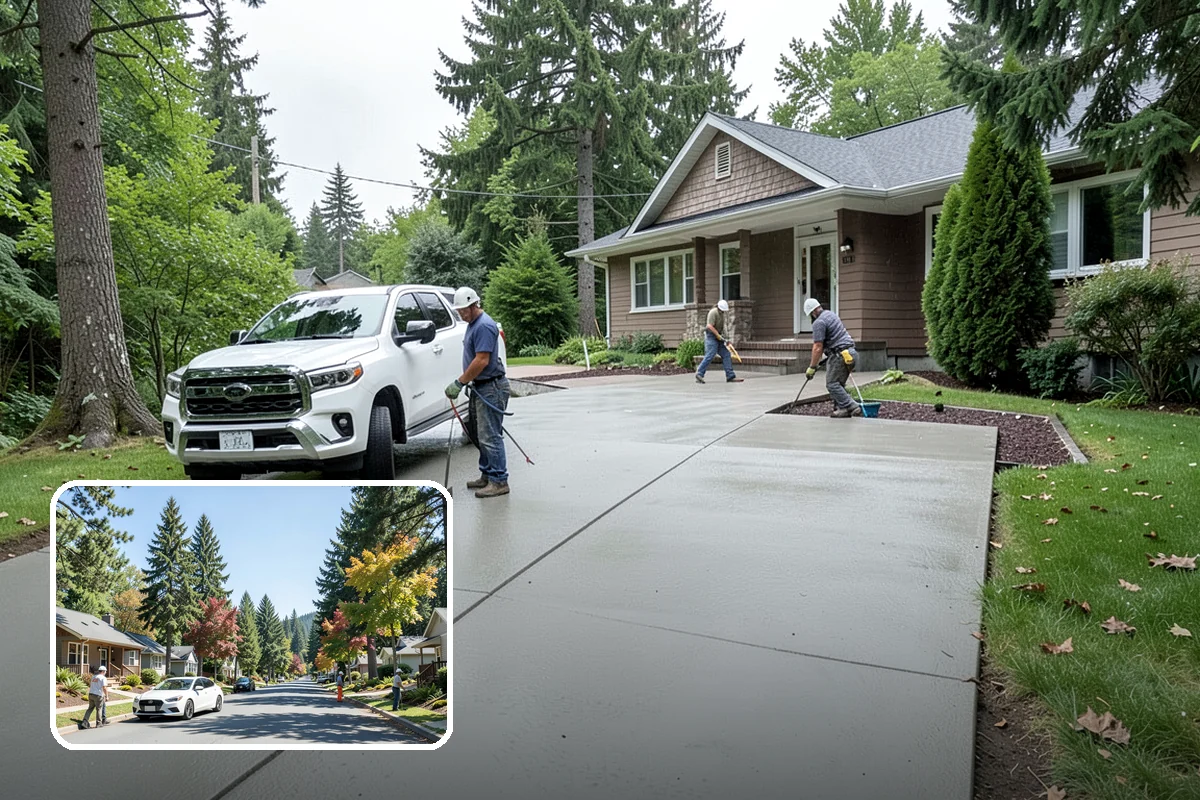 Two-Story Fireplace Construction in Orting, Pierce County, WA - Commanding focal point for vaulted great rooms